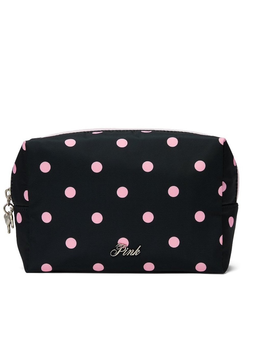 VS PINK TOP ZIP MAKEUP BAG NWT